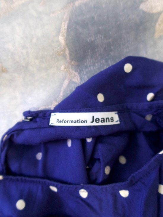 Reformation Jennifer blue dress - Picture 7 of 7